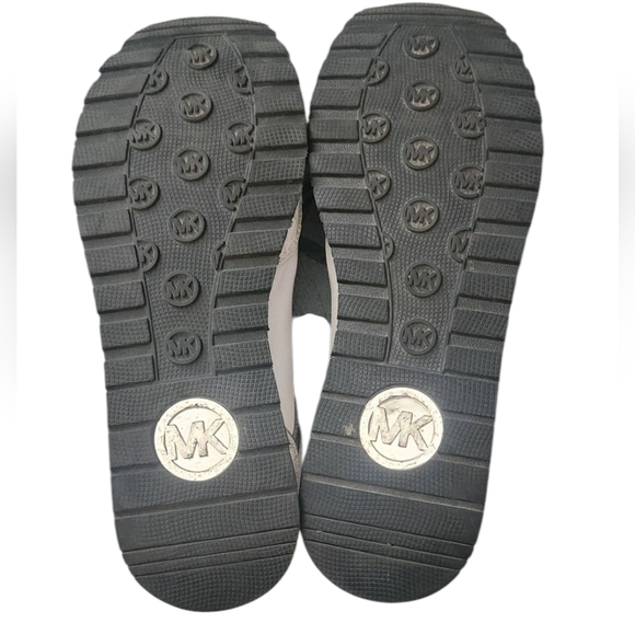 Michael Kors Maddy Two-Tone Logo Trainer Bright White - Picture 5 of 6